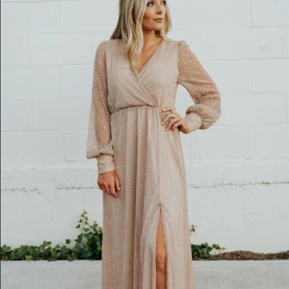 Baltic Born Abigail Sparkle Champagne Size Medium